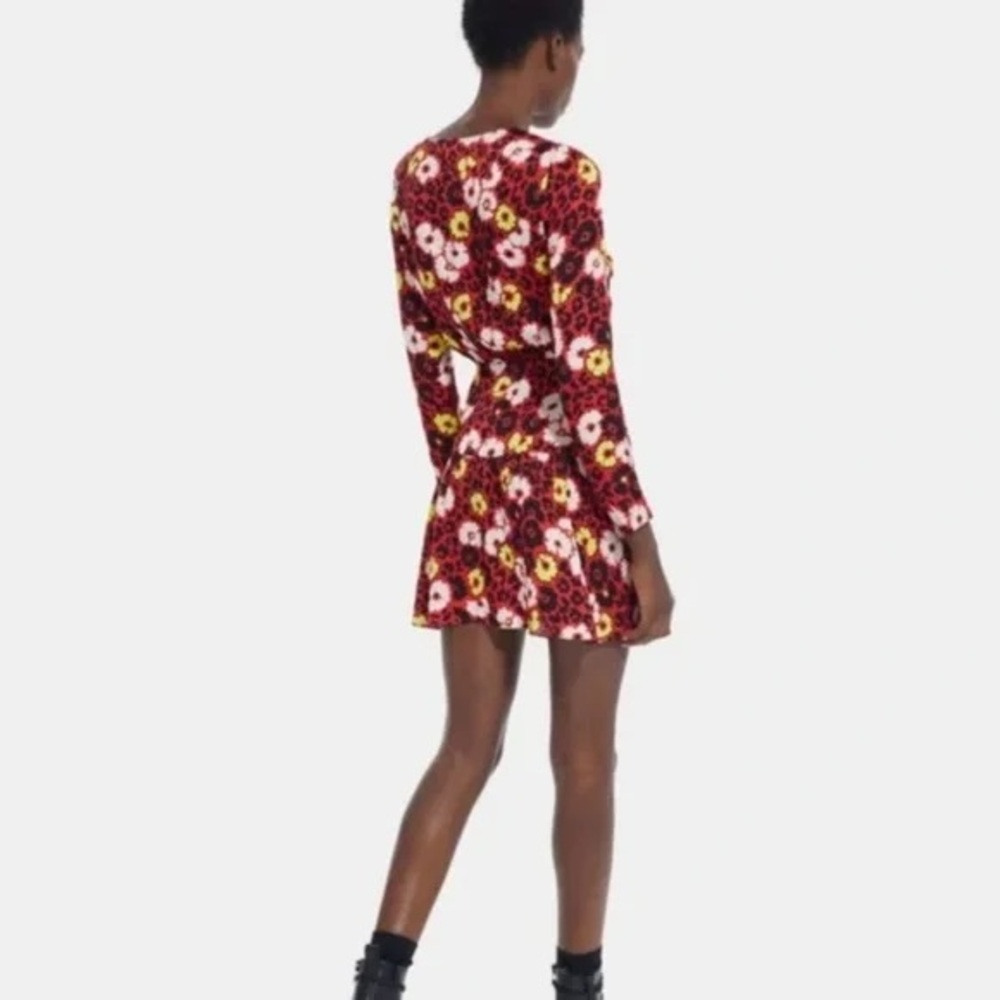 The Kooples Wild Blossom Long Sleeve Button Shoulder size US 6